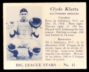 41 Clyde Kluttz